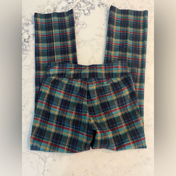 J. McLaughlin Catalina Cloth Stretch Ankle Pants Women's XS Pull On Plaid $198 - Picture 9 of 9
